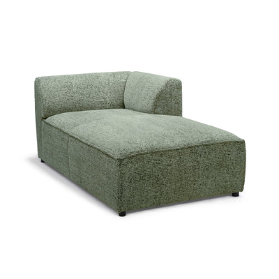 Sofa modułowa BRICK Moduł L Prawo Zgaszona Oliwka (BELLA 85)