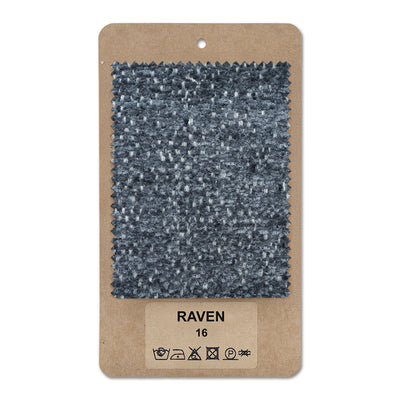 Fabric sample RAVEN Deep Black (RAVEN 16)