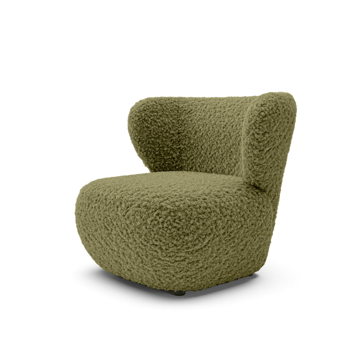 Olemo Armchair 82x74 cm, Japandi Style – Honey Moss (ROLF 13)