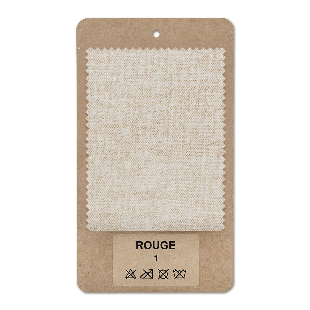 Fabric sample ROUGE Almond Cream (ROUGE 01)