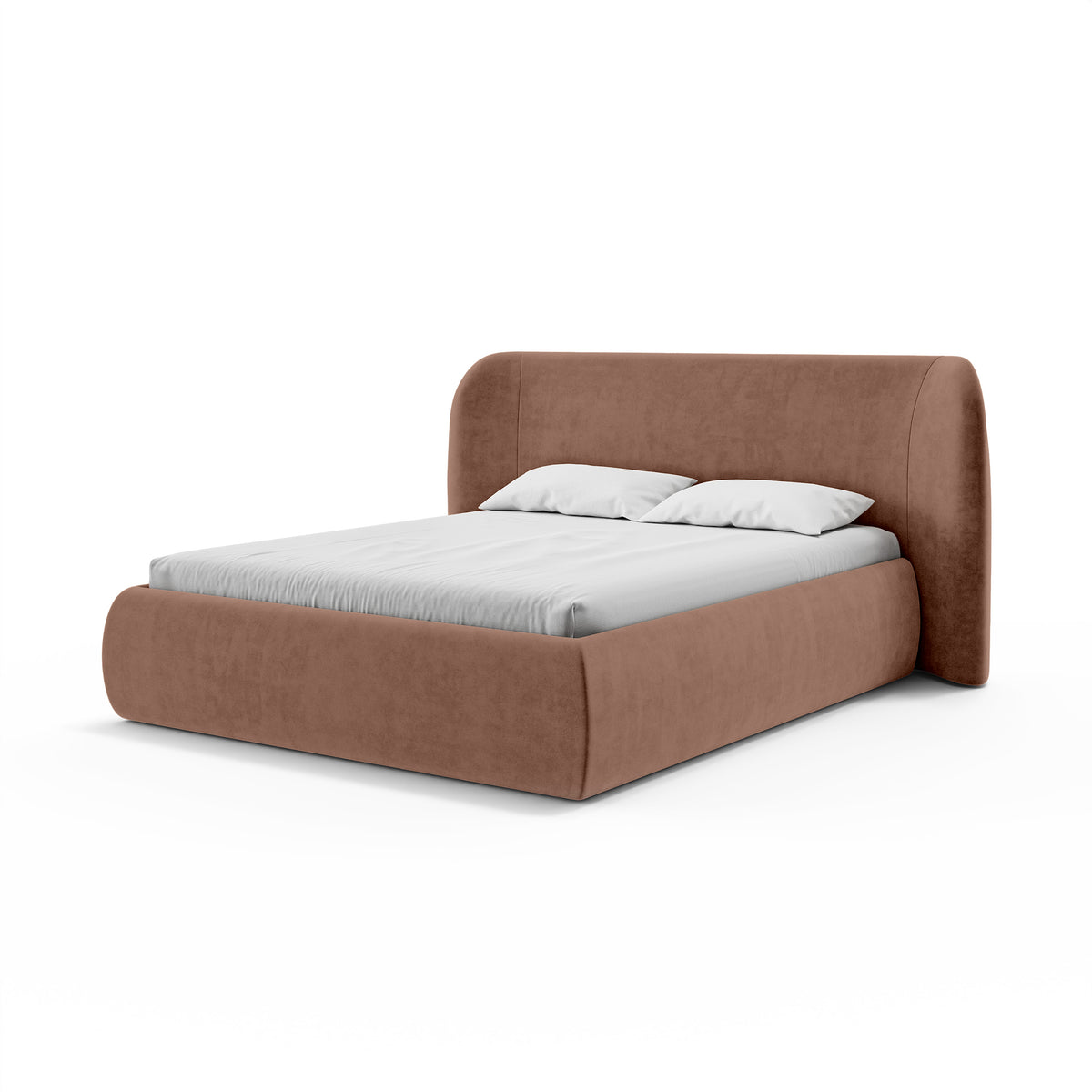 Frasspo Upholstered Ottoman Bed with Storage, Modern Soft Style – photo 24