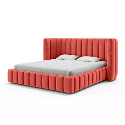 Gianda Upholstered Ottoman Bed with Vertical Tufting and Storage, Modern Soft Style – photo 22