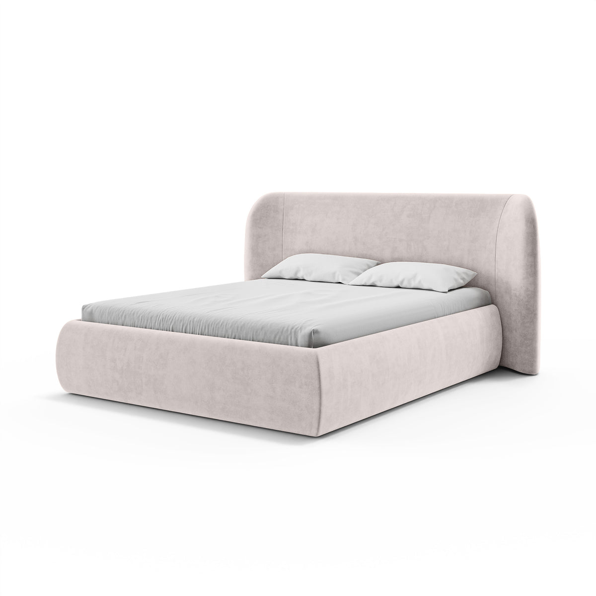 Frasspo Upholstered Ottoman Bed with Storage, Modern Soft Style – photo 22
