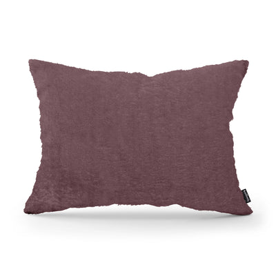 Poduszka dekoracyjna 40x55 cm w stylu glamour | Plusz Ciemna Śliwka (SORRISO 11)