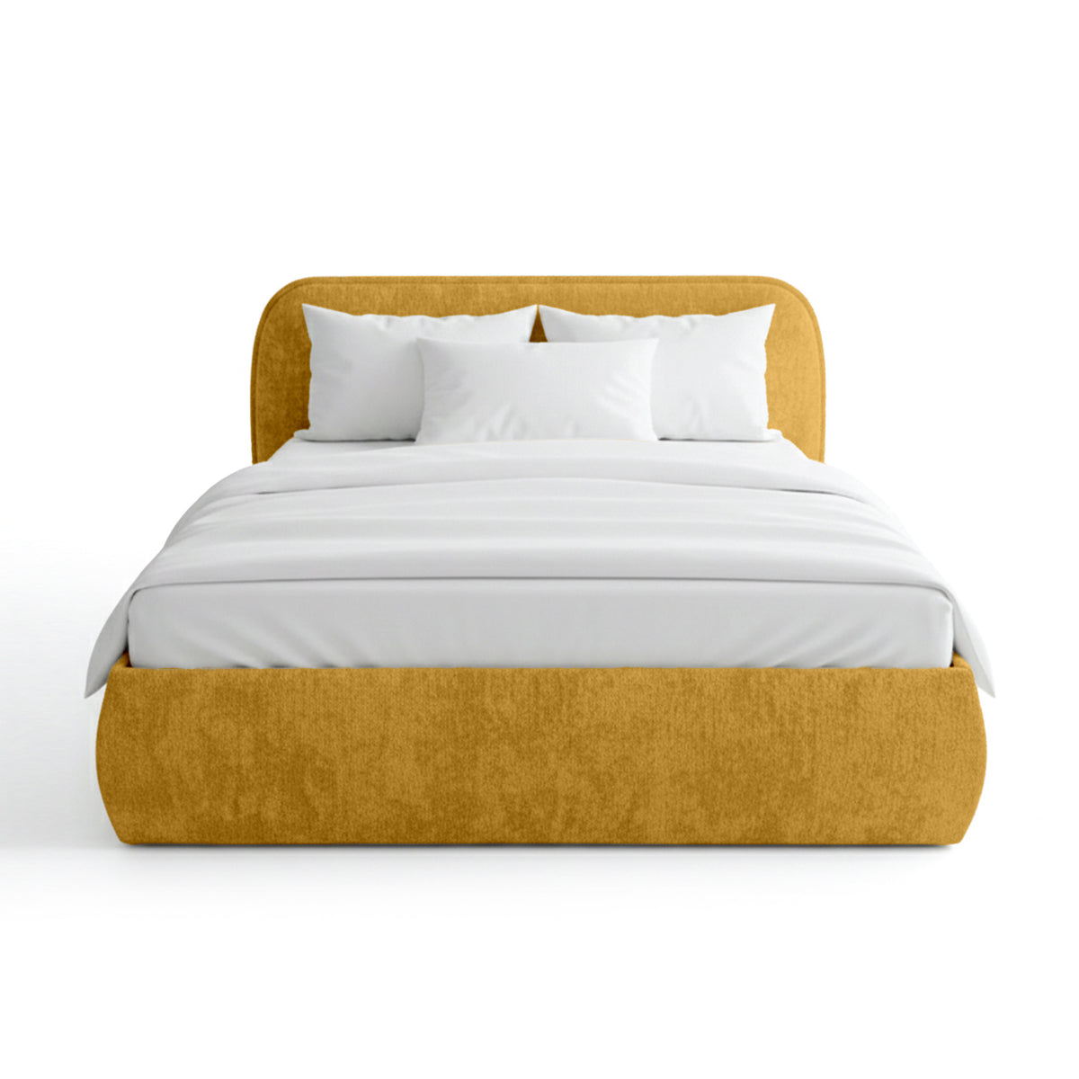 Eterial Upholstered Ottoman Bed with Storage, Soft Modern Style – photo 26
