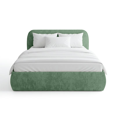 Eterial Upholstered Ottoman Bed with Storage, Soft Modern Style – photo 30
