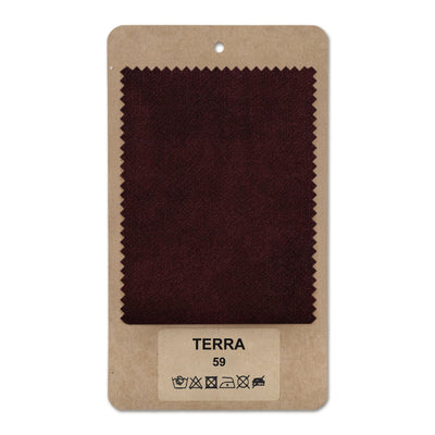 Fabric sample TERRA Wine Velvet (TERRA 59)