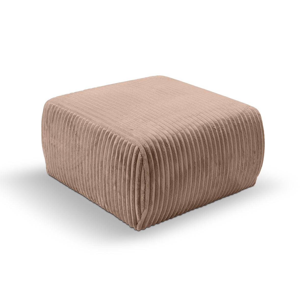 Alloro Upholstered Pouffe 82x41, Vintage Style – Sunny Clay (TILIA 17)