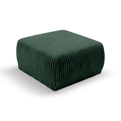 Alloro Upholstered Pouffe 82x41, Vintage Style – Fern Shadow (TILIA 39)