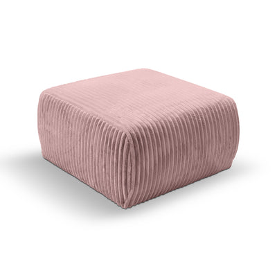 Alloro Upholstered Pouffe 82x41, Vintage Style – Porcelain Pink (TILIA 62)