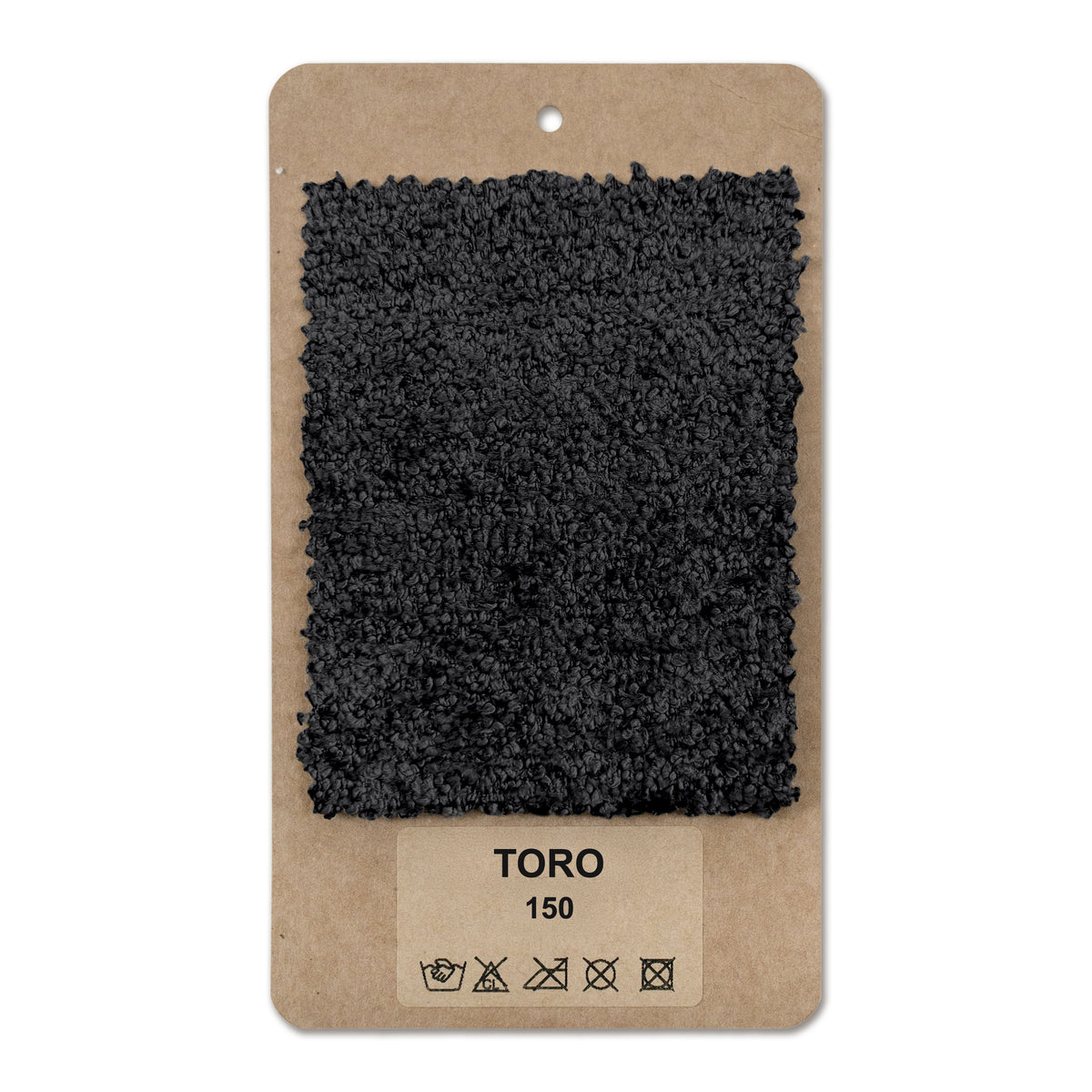 Fabric sample Toro Bottomless Black (TORO 150)