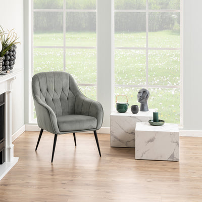 Zestaw dwóch stolików kawowych w stylu modern organic – model Quadrato – w aranżacji wnętrza