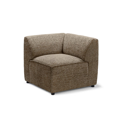 Sofa modułowa BRICK Moduł M Lewo Brązowy Kamień (BELLA 10)