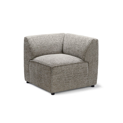 Sofa modułowa BRICK Moduł M Lewo Szary Taupe (BELLA 15)