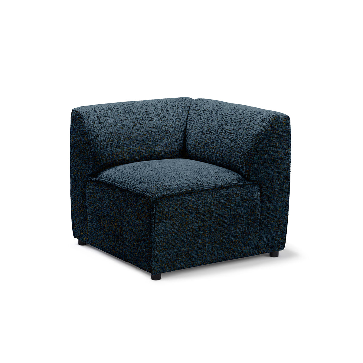 Sofa modułowa BRICK Moduł M Lewo Atramentowy Grafit (BELLA 30)