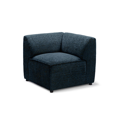 Sofa modułowa BRICK Moduł M Lewo Atramentowy Grafit (BELLA 30)
