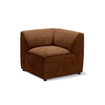 Sofa modułowa BRICK Moduł M Lewo Orzechowy Mat (BELLA 40)