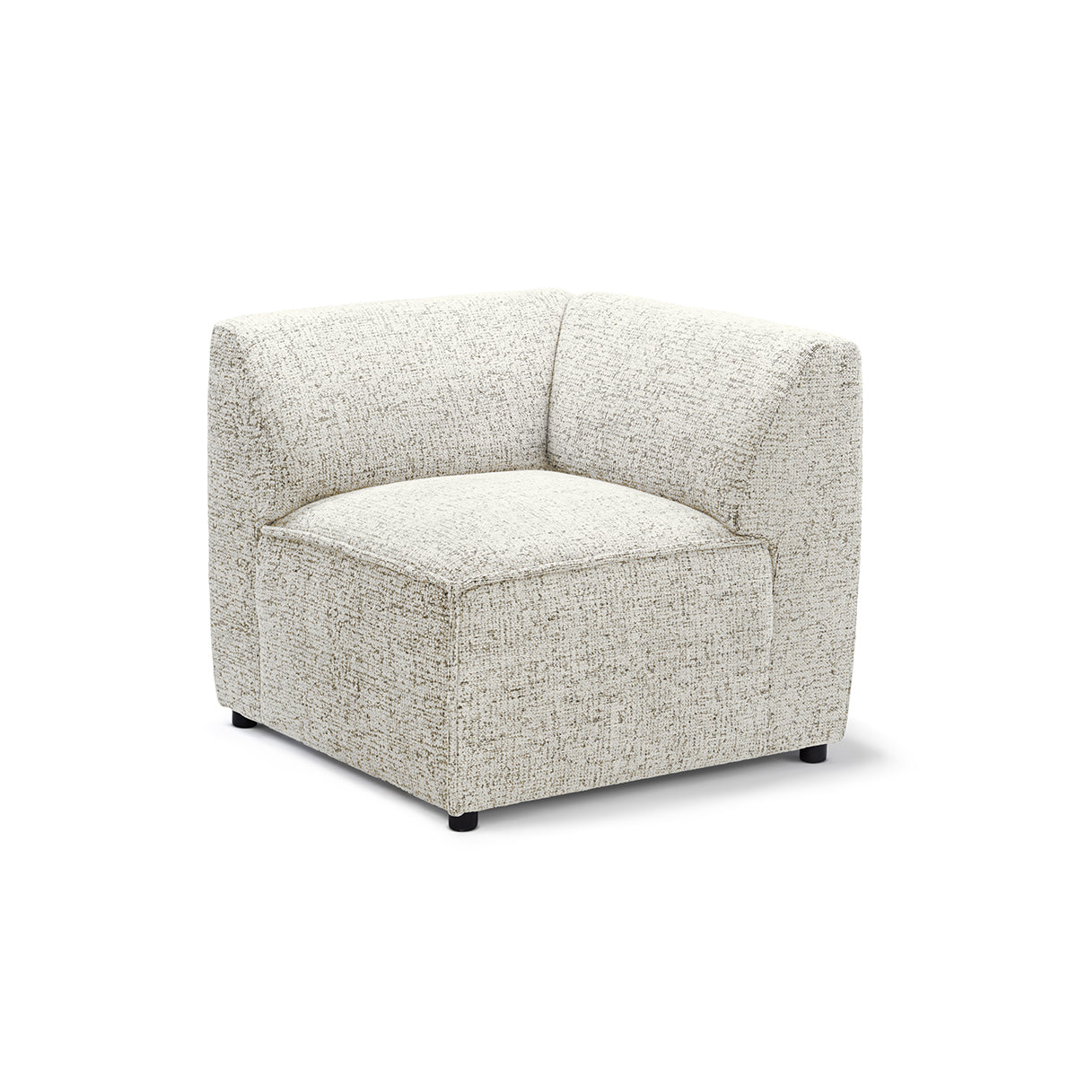 Sofa modułowa BRICK Moduł M Lewo Kremowy Pergamin (BELLA 50)
