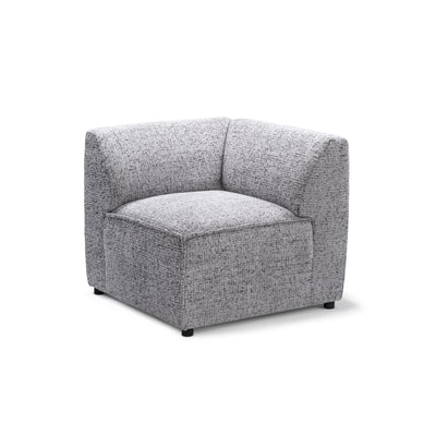 Sofa modułowa BRICK Moduł M Lewo Szary Mat (BELLA 65)