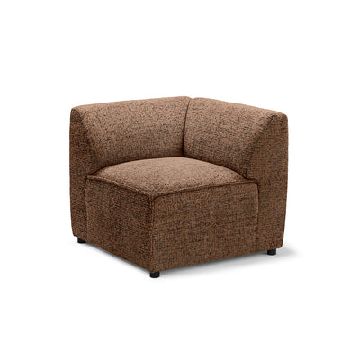 Sofa modułowa BRICK Moduł M Lewo Cynamonowy Dąb (BELLA 70)