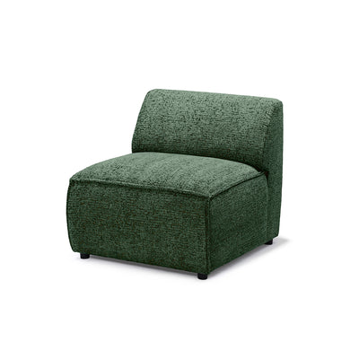 Sofa modułowa BRICK Moduł S Lewo Zielony Onyks (BELLA 80)