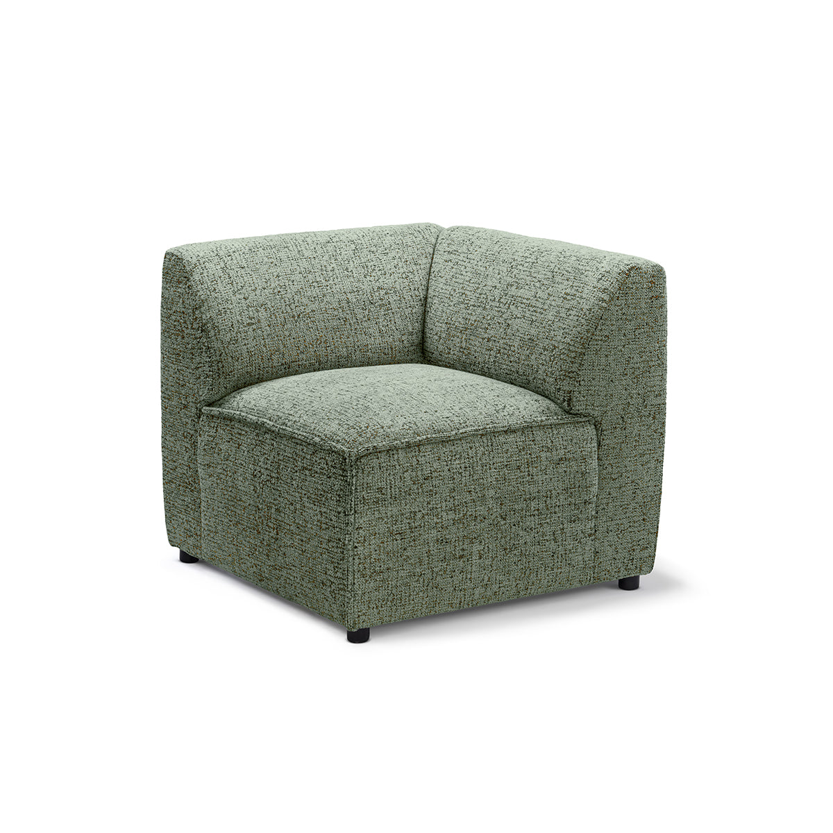 Sofa modułowa BRICK Moduł M Lewo Zgaszona Oliwka (BELLA 85)