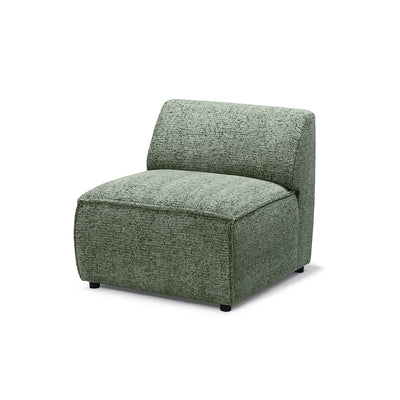 Sofa modułowa BRICK Moduł S Lewo Zgaszona Oliwka (BELLA 85)