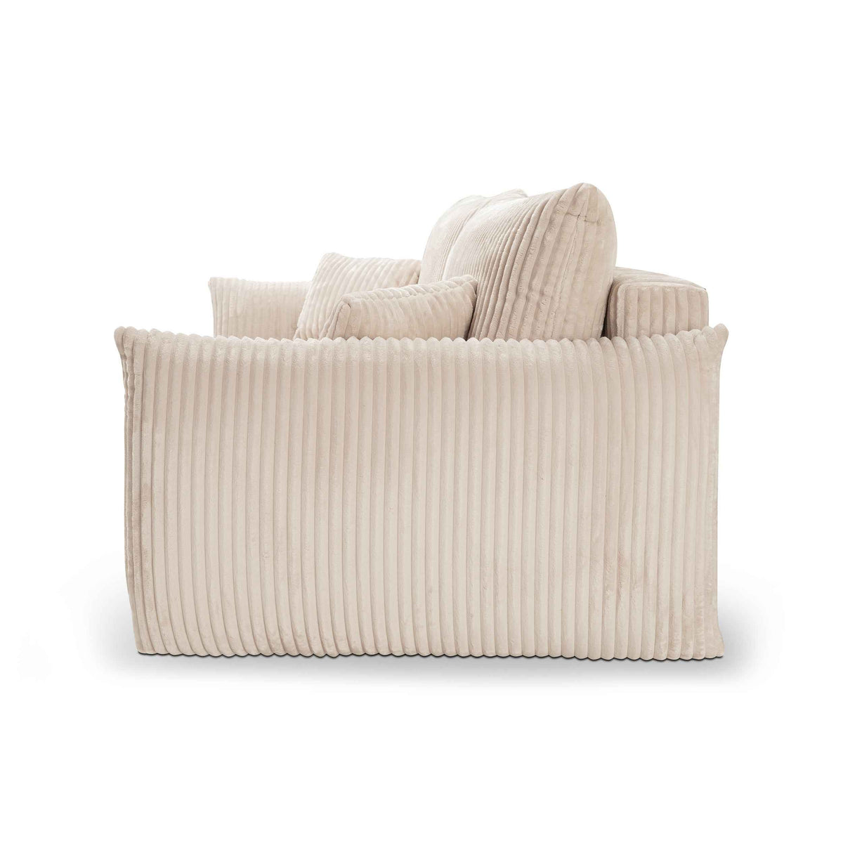 Sofa Alloro 3-osobowa z funkcją spania 145x200 z pojemnikiem w stylu nowoczesnym – widok z boku