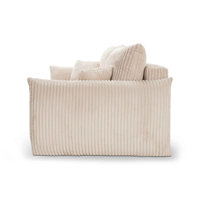 Sofa Alloro 3-osobowa z funkcją spania 145x200 z pojemnikiem w stylu nowoczesnym – widok z boku