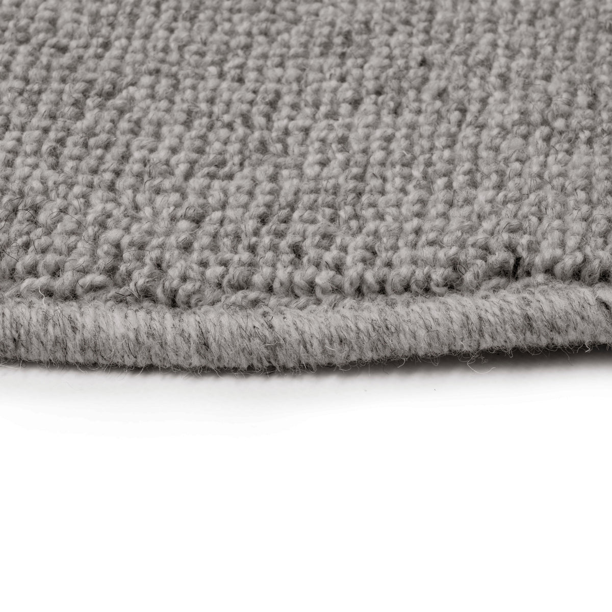Noria Round Rug for the Living Room and Bedroom, Organic Style, Graphite Grey – photo 4