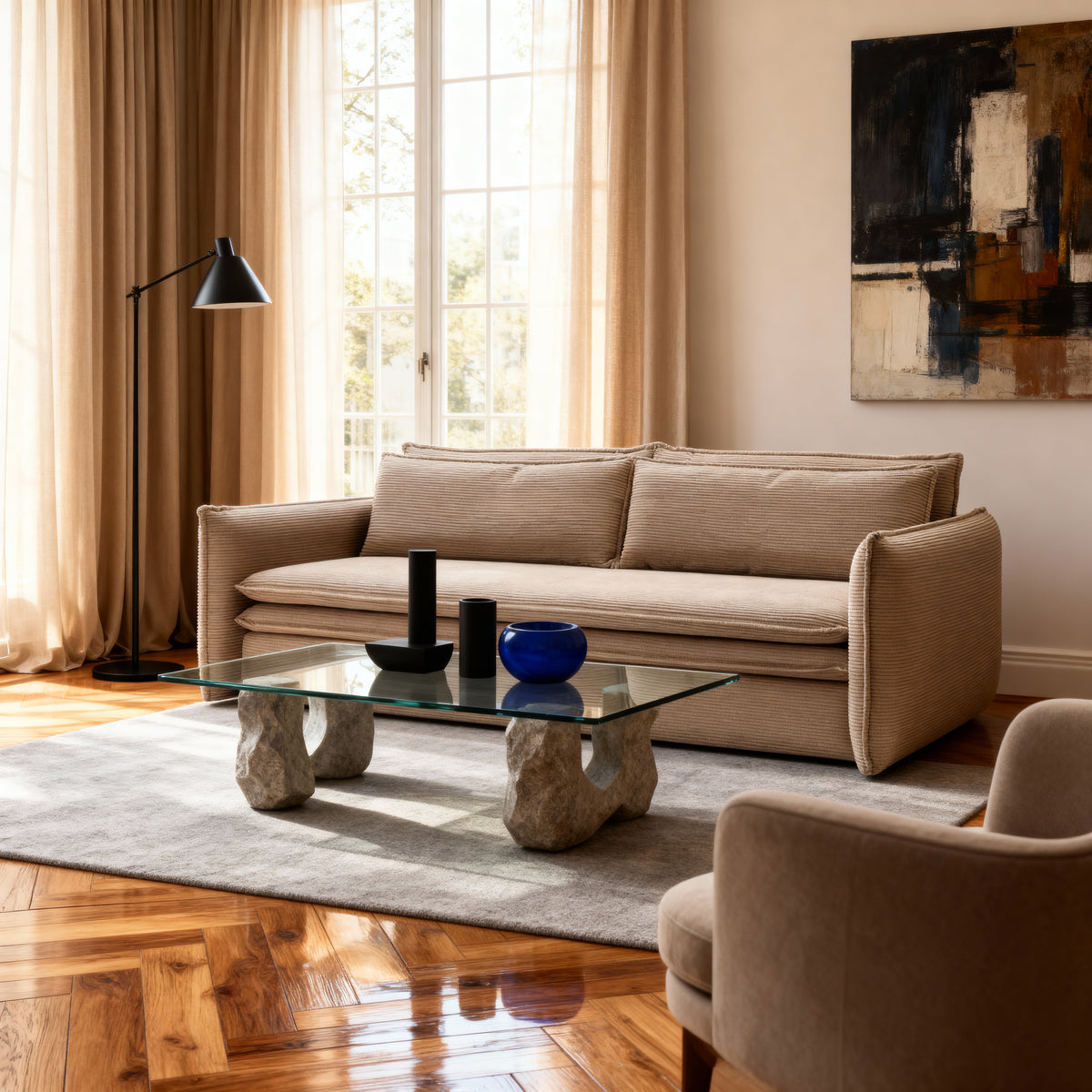 Sofa z funkcją spania 140x200 z pojemnikiem | Lily