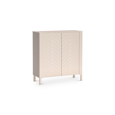 EKLIPSO sideboard 103x95 with a two-door front in a modern style, colour Cashmere – main image | Pillovely