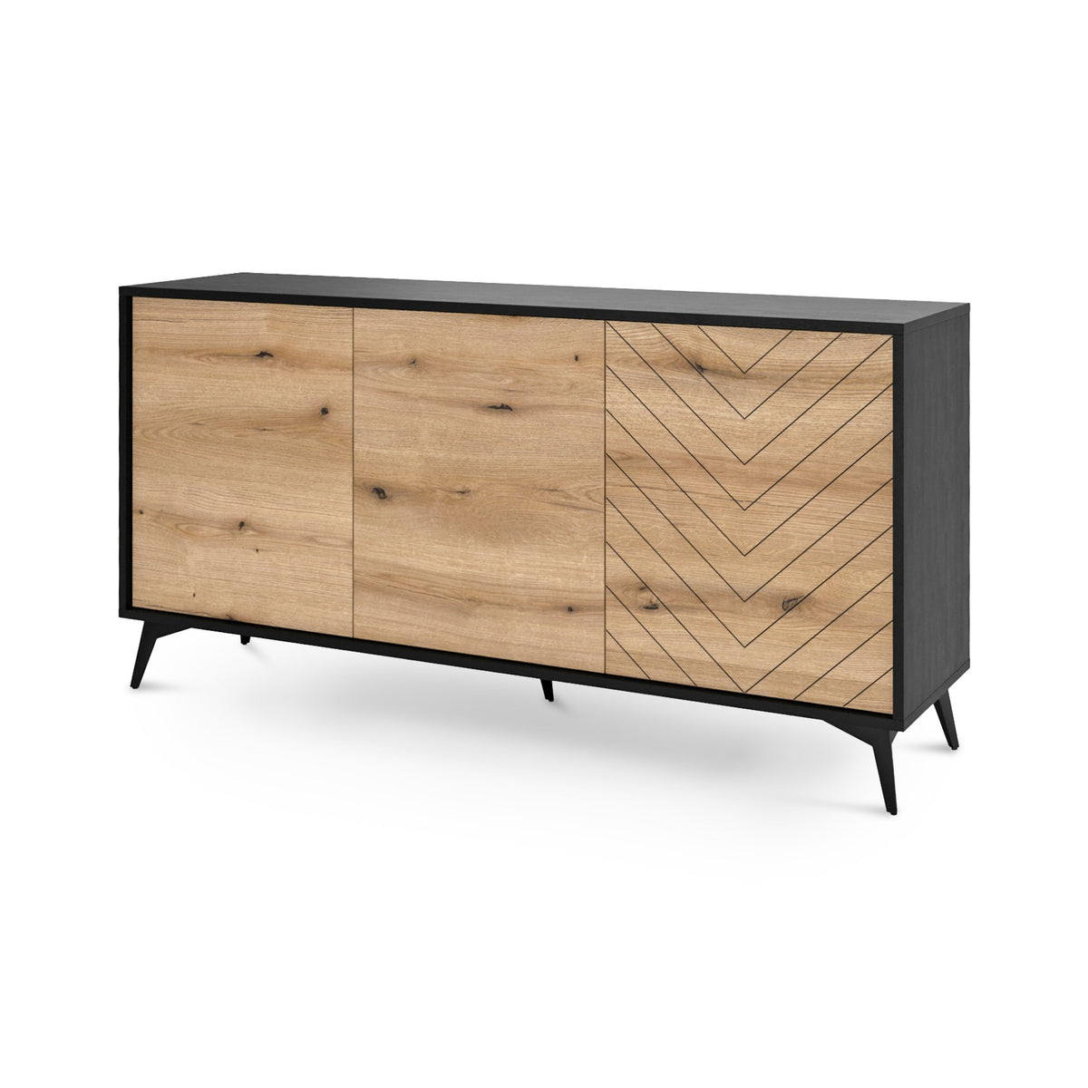 Komoda Nirwana 154x77 w stylu loftowym – zdjęcie główne | Pillovely