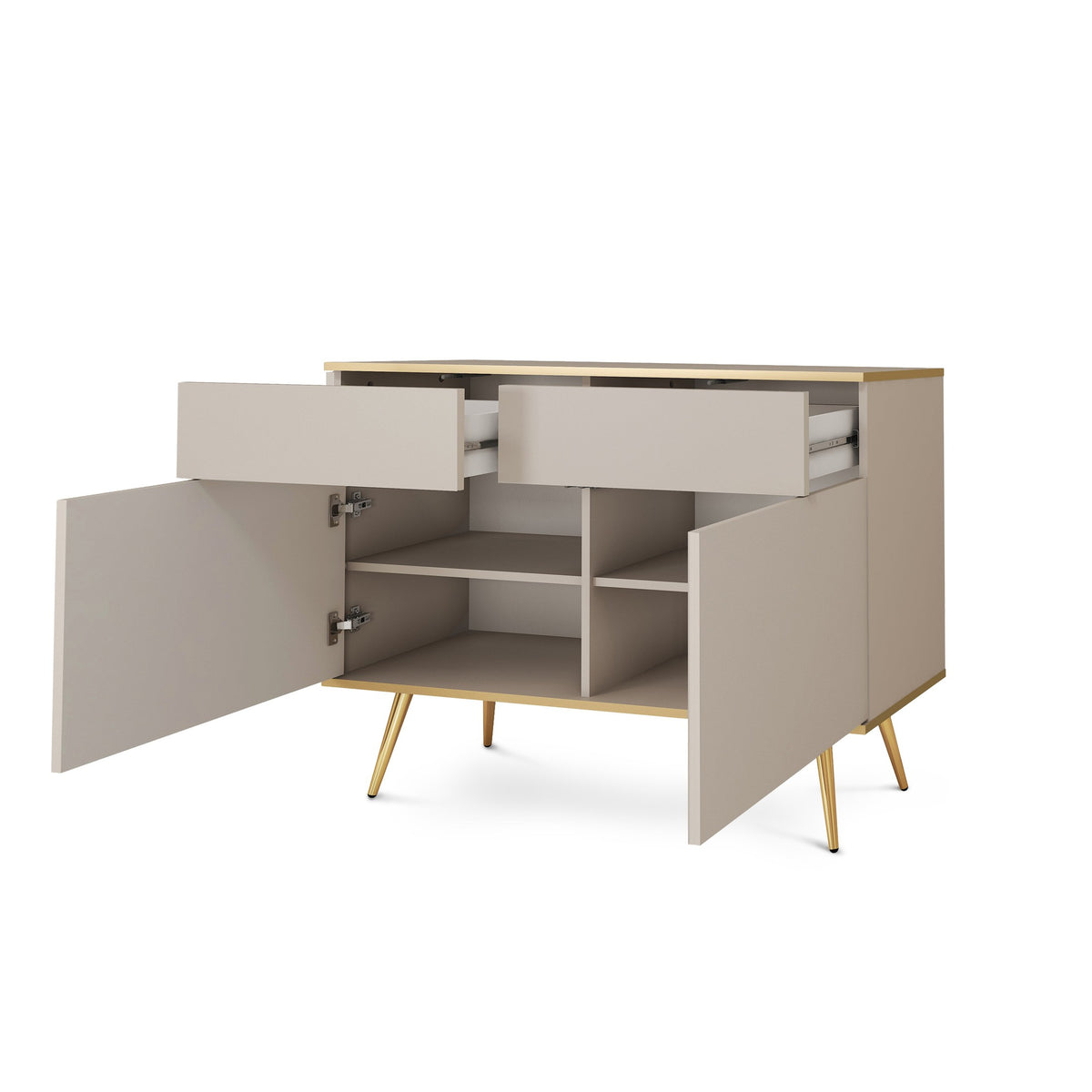 Komoda Meva 107x85 w stylu glamour – zdjęcie 3