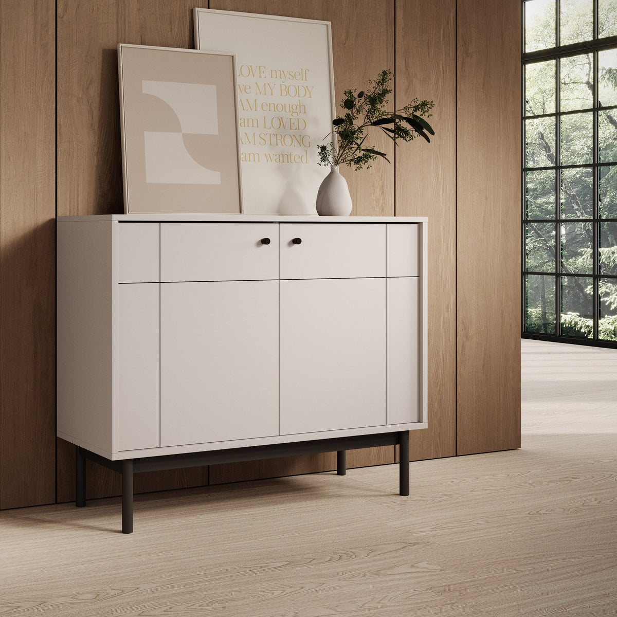 Komoda Sabi 104x84 w stylu japandi – zdjęcie 2