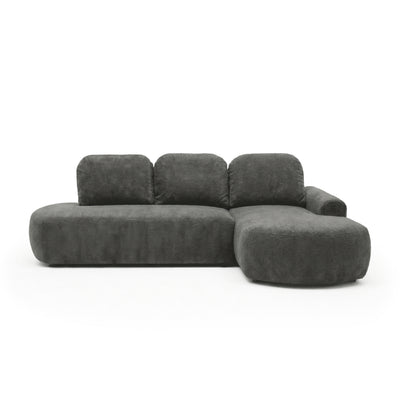 Moluni corner sofa, 263 cm, Olive Twilight (BELLINI 03), right-hand version – soft corner sofa bed