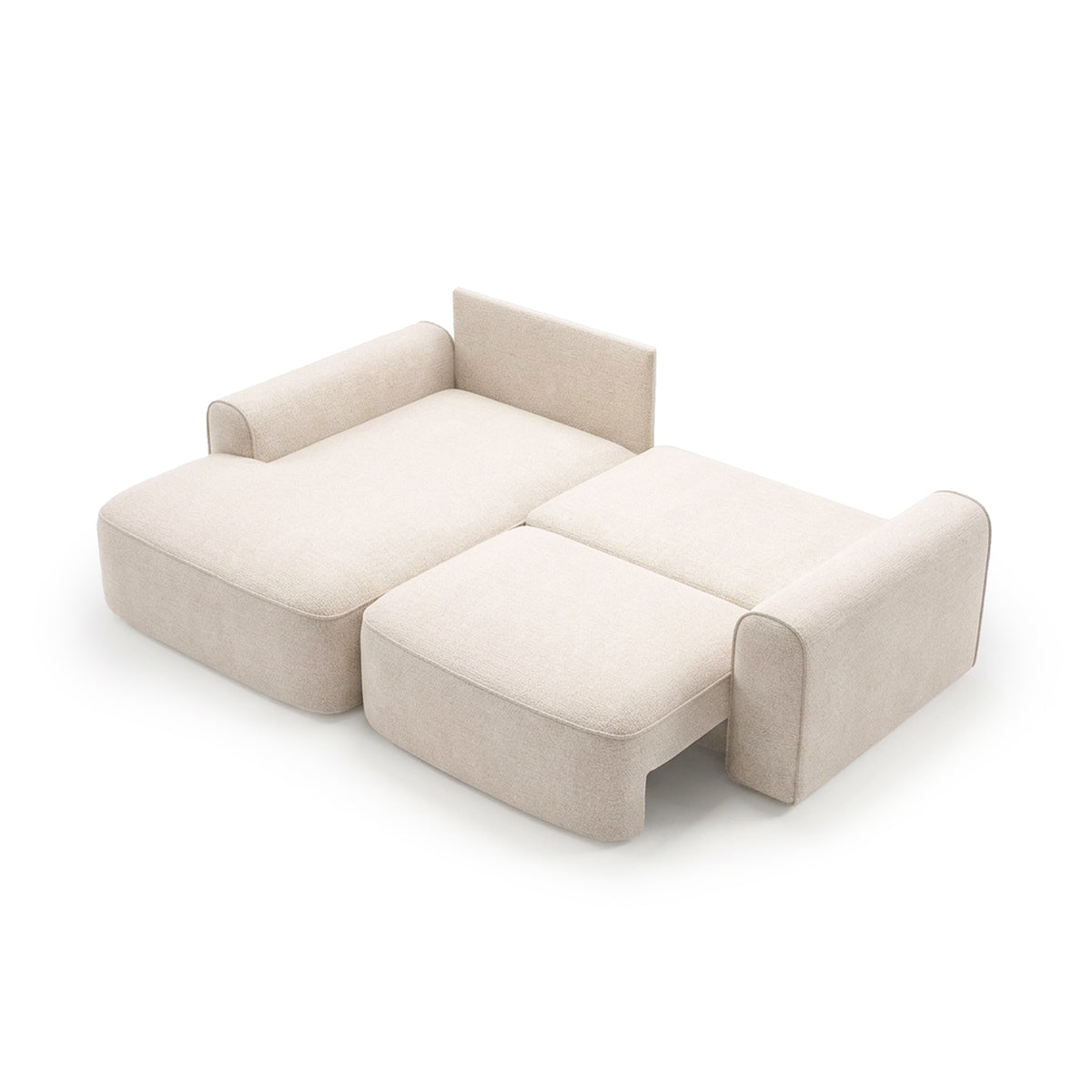 Saniri corner sofa left-sided – sleeping area pulled out, corner sofa bed with automatic mechanism