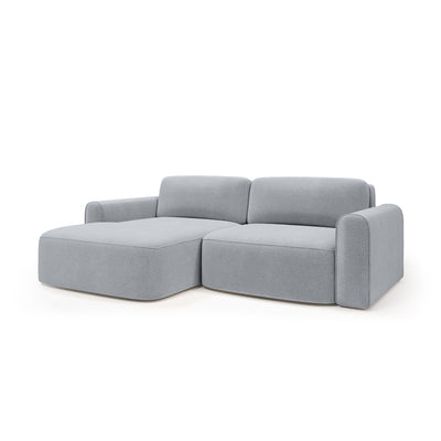 Saniri corner sofa left-sided in Morning Mist (CASTEL 85) – upholstered corner sofa