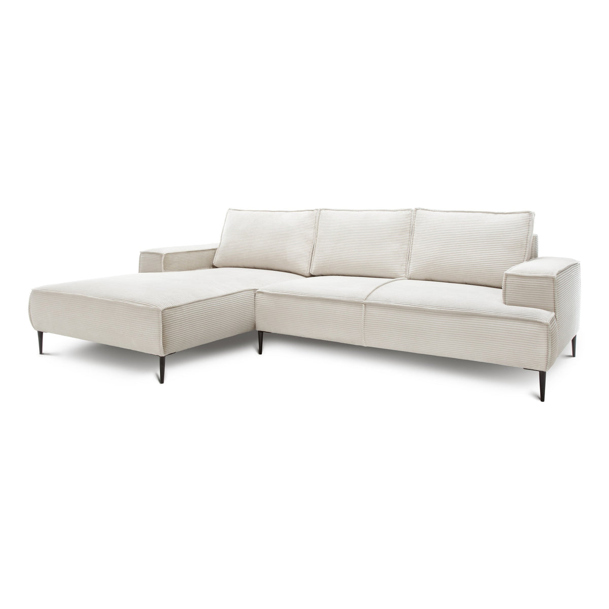 Narożnik May 3-osobowy 275 cm w stylu modern classic – zdjęcie główne | Pillovely