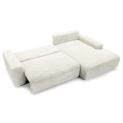 Narożnik z funkcją spania Dori 125x200 z pojemnikiem w stylu nowoczesnym – zdjęcie 4
