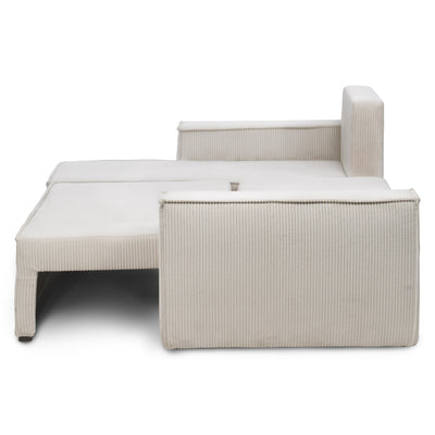Narożnik Agi uniwersalny z funkcją spania 3-osobowy 200x142–154 w stylu loft – zdjęcie 5
