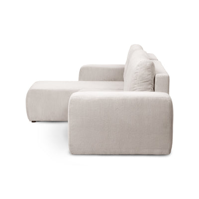 Narożnik Kingi uniwersalny z funkcją spania 3-osobowy 200x142–154 w stylu loft – zdjęcie 5