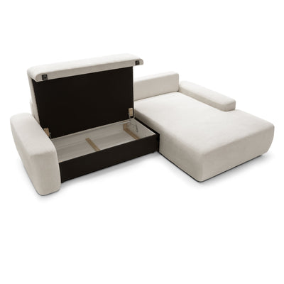 Narożnik z funkcją spania Bamby 3-osobowy 125x210 w stylu nowoczesnym – zdjęcie 5