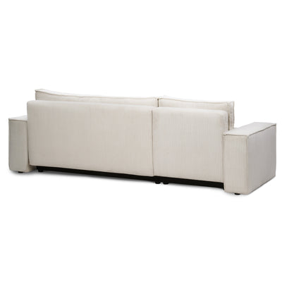 Narożnik Agi uniwersalny z funkcją spania 3-osobowy 200x142–154 w stylu loft – zdjęcie 6