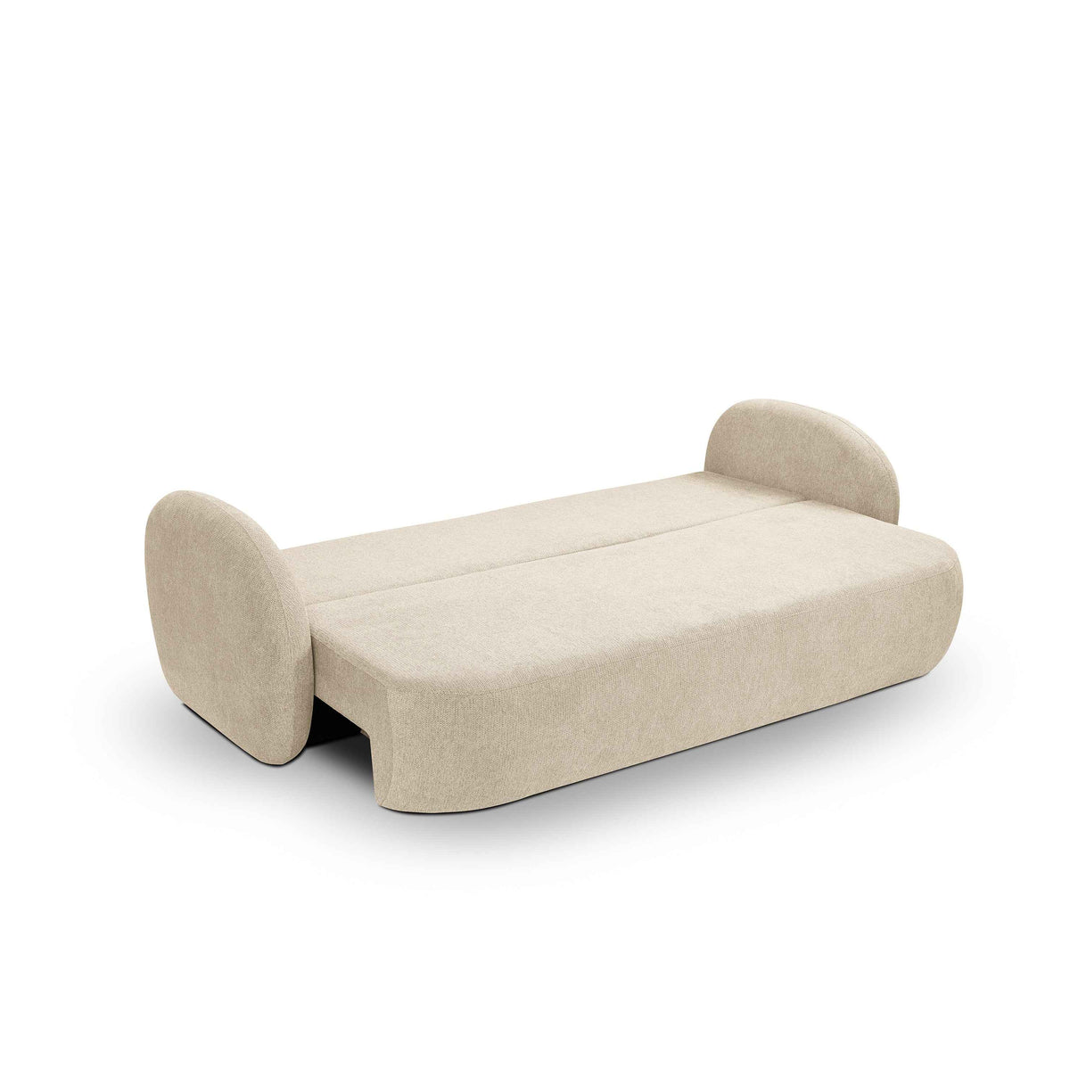 Sofa Olemo 3-osobowa z funkcją spania 142x200 z pojemnikiem w stylu art deco, tkanina Aragon – zdjęcie 5