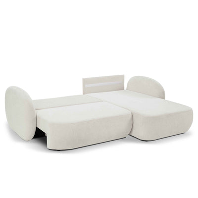 Olemo Corner Sofa Bed DL 248 cm, Modern Style, Aragon Fabric – photo 3