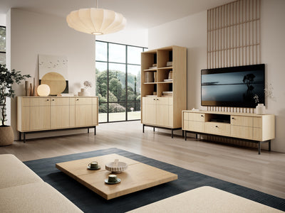 Witryna Sabi 104x185 cm w stylu japandi – zdjęcie 10