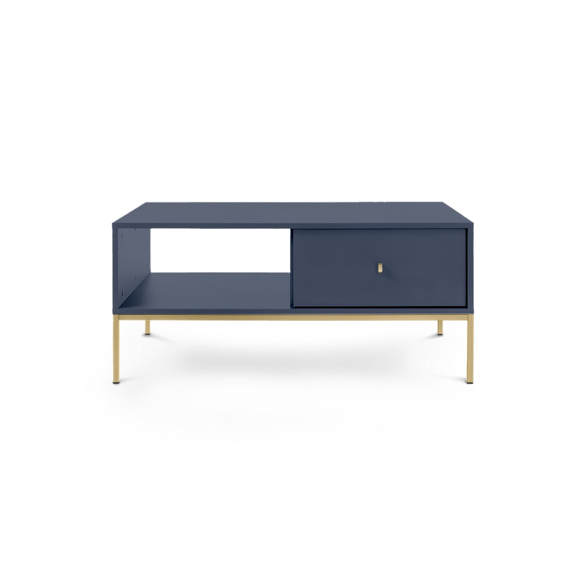 Stolik kawowy Kviat 104x47 z szufladą w stylu modern classic – zdjęcie 10