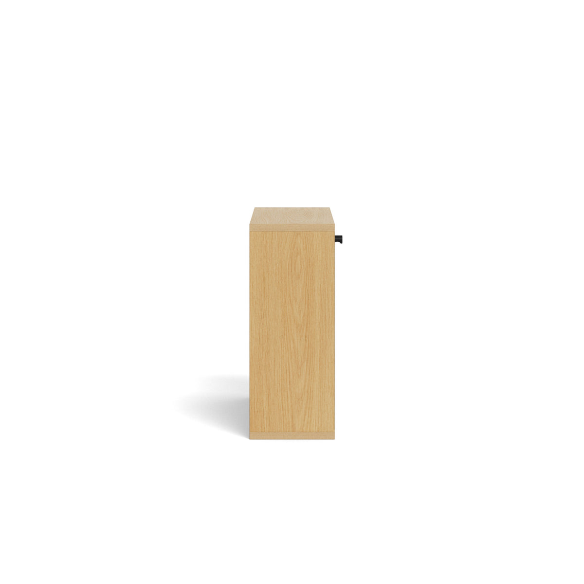 Bambouz 72x43 wall-mounted shoe cupboard – side view showing a depth of 17 cm