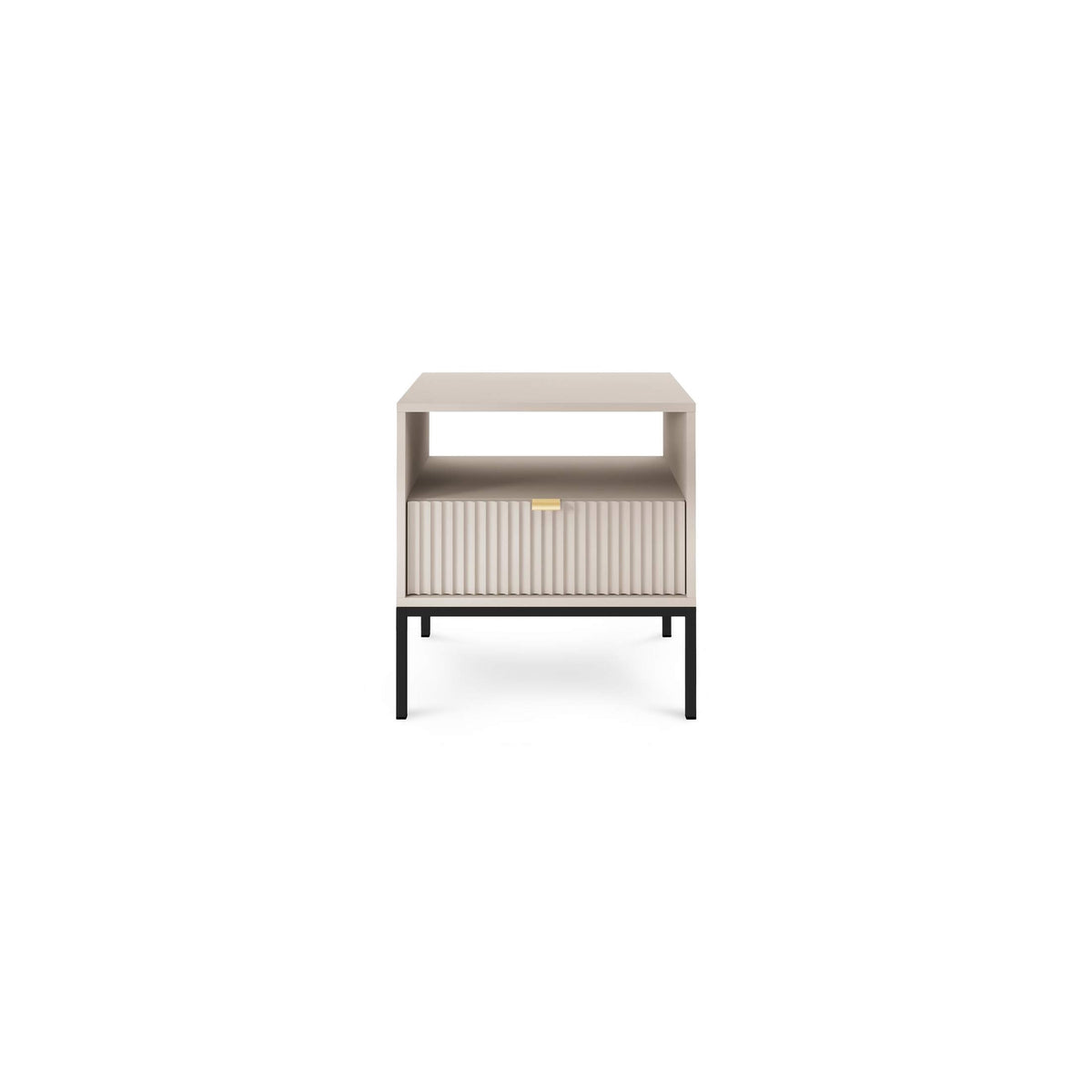 Szafka nocna Roza z szufladą 54x56 cm w stylu glamour – zdjęcie 7